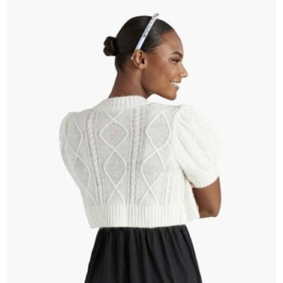 Tuckernuck Hill House Ollie Cardigan Sweater in Coconut Milk Size Medium NEW! - Picture 3 of 13